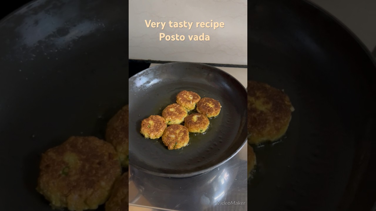Posto Vada पोस्टो वडा | Bengali Traditional dish