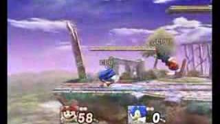 Mario vs Sonic SSBB Nasty CPU