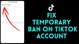 How to Fix Temporary Ban on Tiktok Account