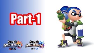 Splatoon: Inkling Boy Amiibo Challenges + Boss - Part #1