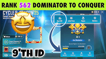 🤩RANK 562 DOMINATOR TO CONQUEROR. CONQUER CLOSE HO TO MINUS SE KAISE BACHE.? SOLO CONQUEROR TIPS✔️✅