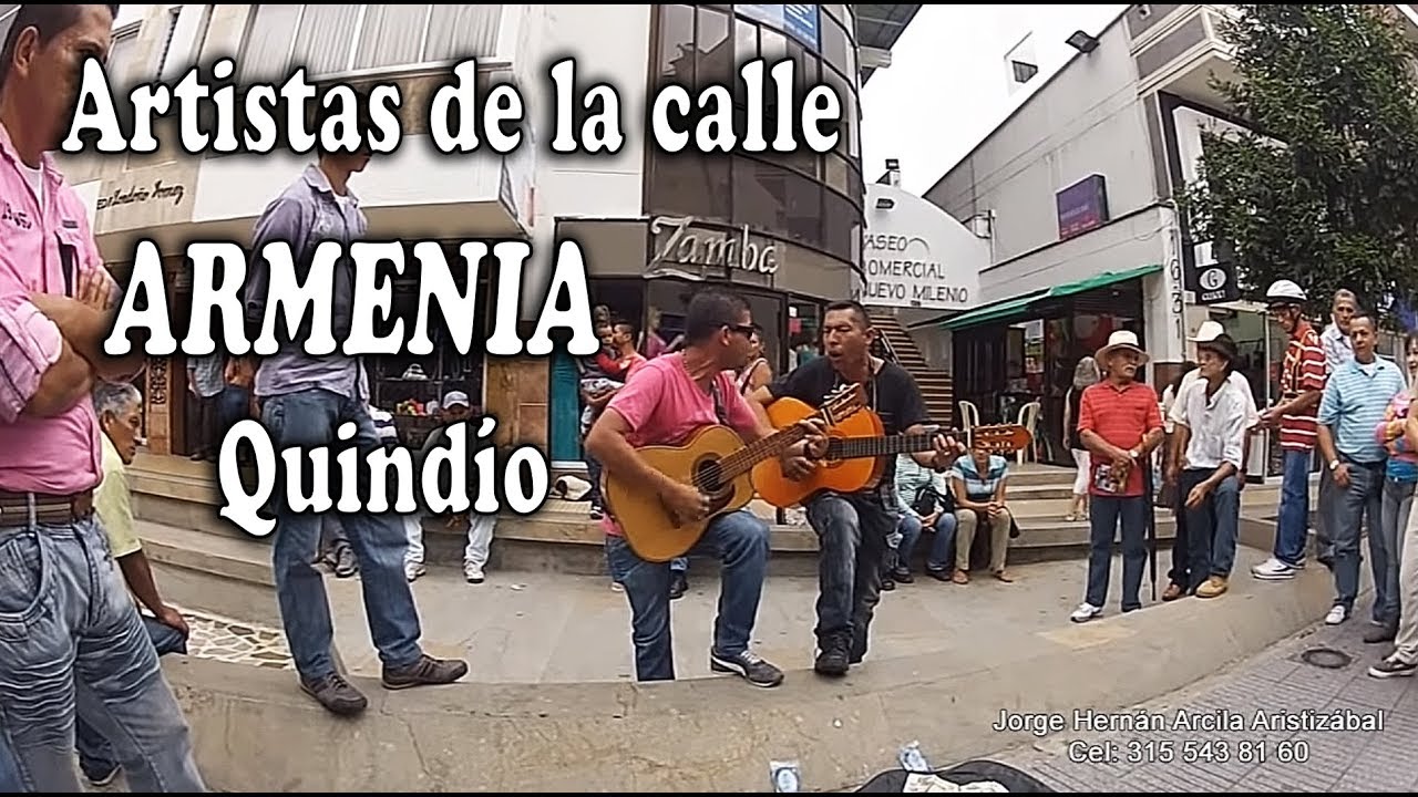 ARTISTAS DE LA CALLE por la 14 Fiestas 2012 ARMENIA