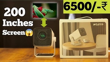 Best Budget Projector For Home Under 7000🔥 WZATCO Yuva Go Android 13.0 Smart Projector