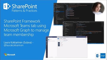 Community Demo - SPFx Microsoft Teams tab using Microsoft Graph to manage team membership