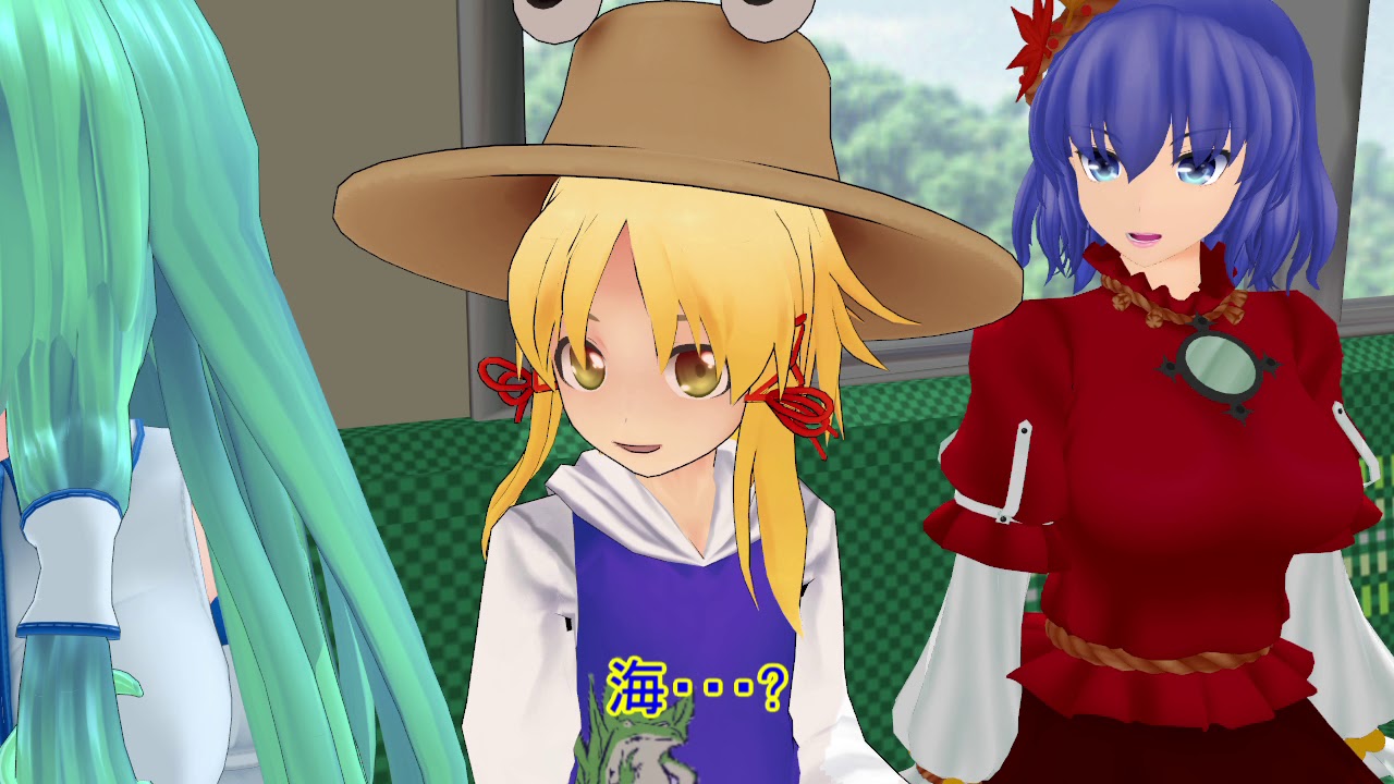 【東方MMD】守矢と秘封と外の世界