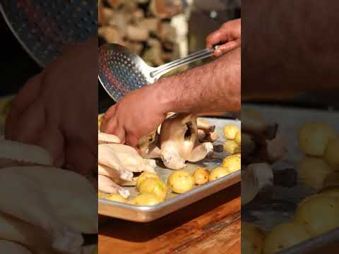 Brick-Oven Roasted Quail & Baby Potatoes: Fire-Pit Feast