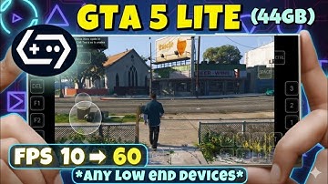 GTA 5 Lite on Android | GameHub Lite V3 NEW UPDATE Full Setup + 60FPS Gameplay Test