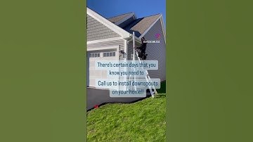 downspout installation #gutters #construction #homeservice #homerepairs #homeimprovement  #shorts
