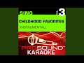 Twinkle twinkle little star karaoke instrumental track in the style of childrens favorites