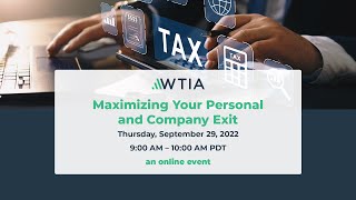 2022 Maximizing Your Personal and Company Exit