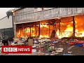 Looting and unrest leaves 72 dead as South Africa violence continues - BBC News