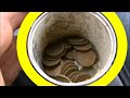 MONSTER TIME CAPSULE HOARD FOUND! METAL DETECTING 250+ OLD COINS FROM 1926-1967 | DETECTORISTS DREAM