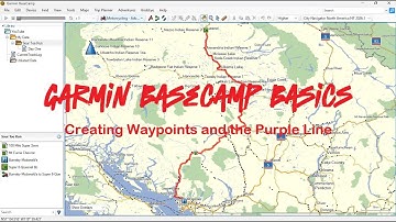 Basecamp Basics - How to create waypoints and a basic route the easy way.