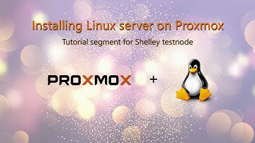 Installing Linux server on Proxmox