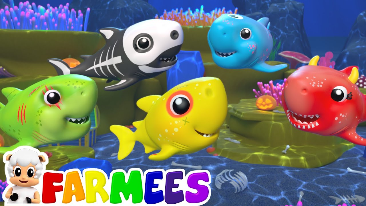 Halloween Baby Shark Song Trick or Treat Zombie Shark Spooky