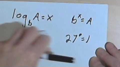 Converting Between Logarithmic and Exponential Form 070-46