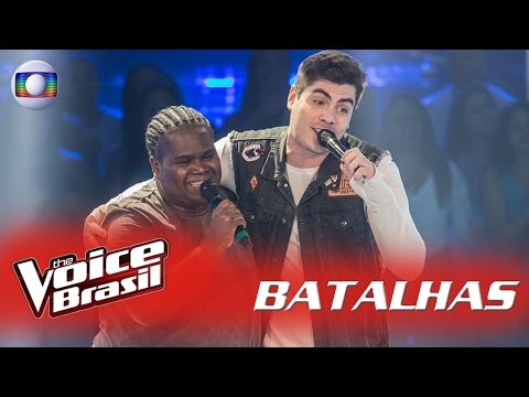Denilson Bhastos and Kiko Britez sing 'Nosso Sonho' in the Battles – 'The Voice Brasil'
