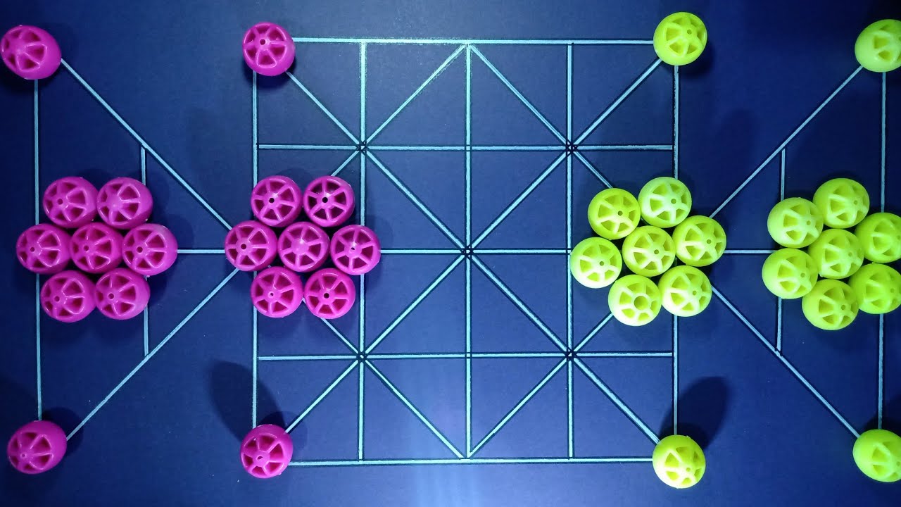 18 beads game challenge accepted || 2 player mind game || traditional game