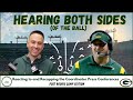 Packers coordinator press conferences reacting to and interpreting what was said postrookie camp