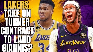 LAKERS TAKE ON MYLES TURNER TO LAND GIANNIS ANTETOKOUNMPO?