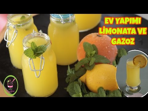 BOL AROMALI PRATİK LİMONATA Ve EV YAPIMI GAZOZ Nasıl Yapılır?/ŞEFFAF MUTFAK