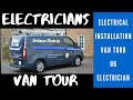 Electricians Work Van Tour - Ford Transit Custom 2019 with Sortimo Racking