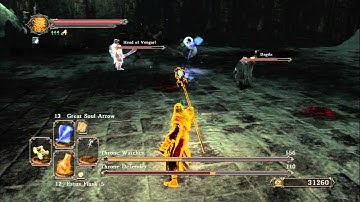 DARK SOULS 2 Video Walkthrough Sorcerer Part 181 Throne Defender and Throne Watcher Bosses