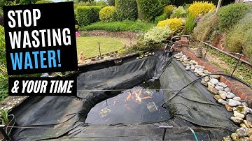 Fish pond water changes are just a waste of water & time! 🤔🙄😮😘