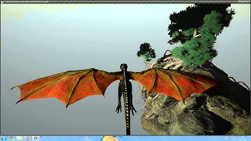 UE4 Dragon game, added Trees Roots and ivy splines.