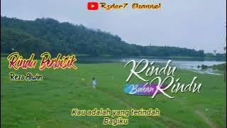 Rindu Berbisik ( Lirik ) OST Rindu Bukan Rindu ~ SCTV || Reza Alwin #ostrindubukanrindu