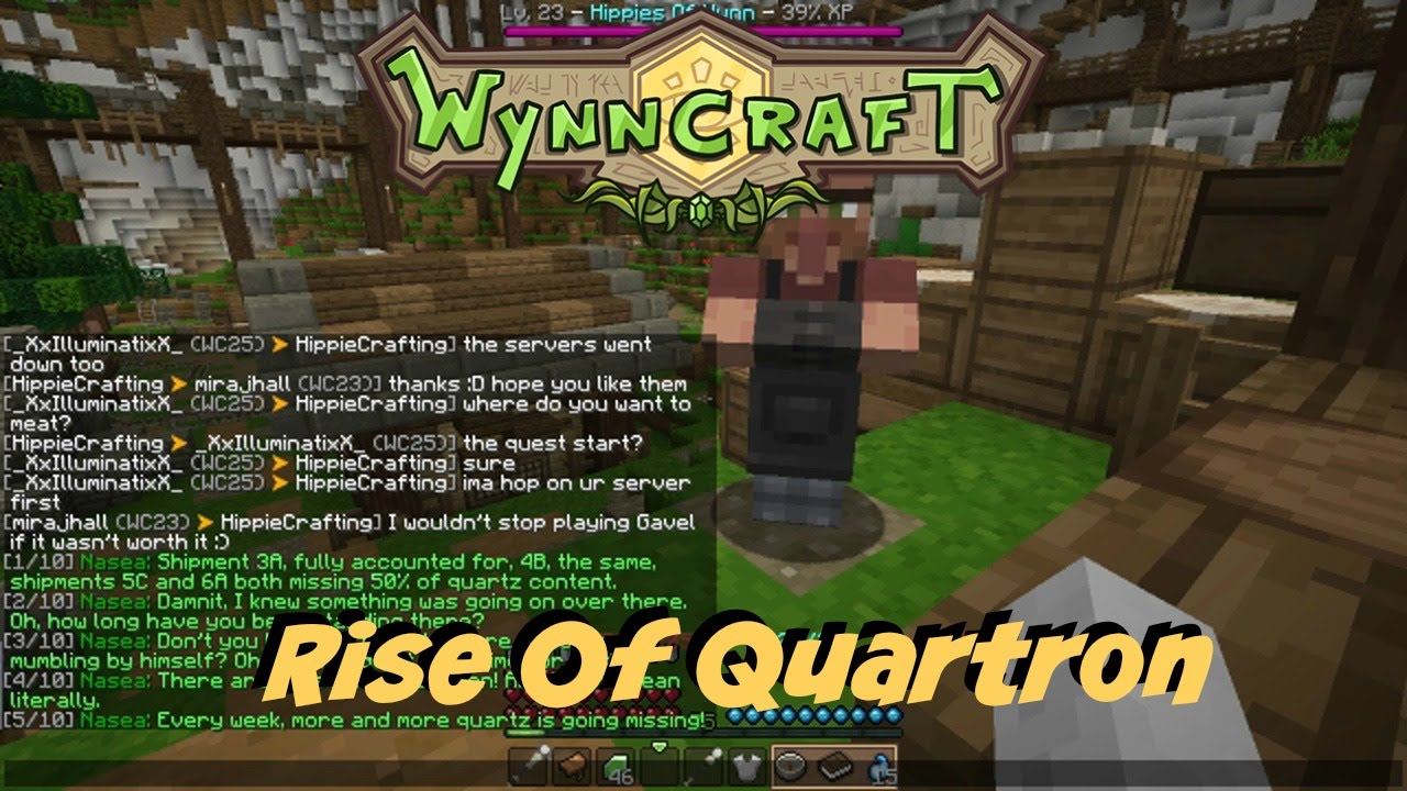 Wynncraft Gavel Rise Of Quartron Quest Guide! YouTube