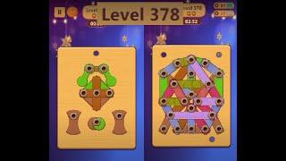 Wood Nuts & Bolts Puzzle - Level 378
