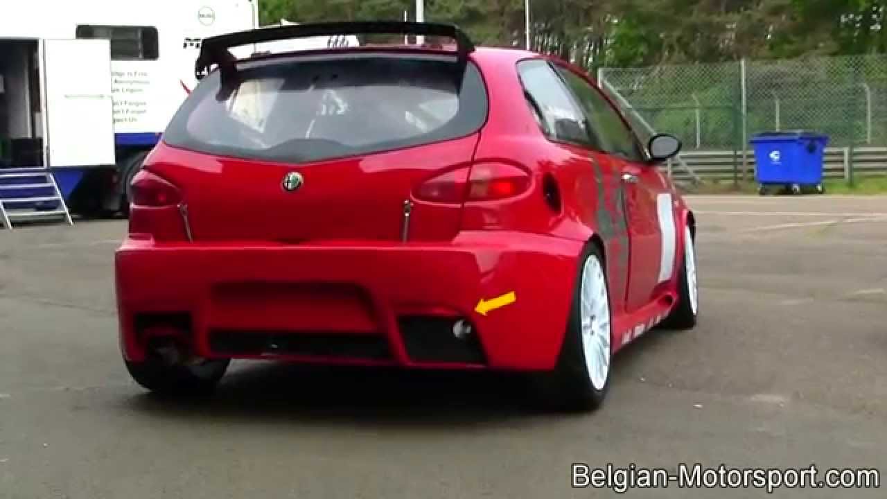 Alfa Romeo 147 cup - nice induction sound (incl idle and revving)
