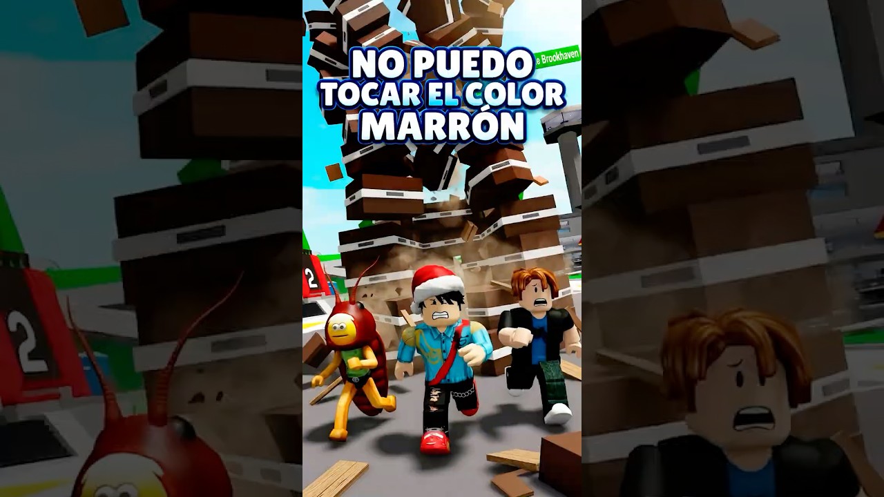 ROBLOX PERO NO PUEDO TOCAR el COLOR MARRÓN 🟤 #roblox #brookhaven #robloxbrookhaven