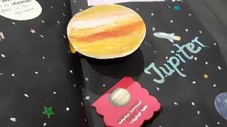Pop up scrap book on universe