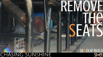 The Bus Conversion Begins! Removing the bus seats | Ep. 1 Skoolie Canada | - Chasing Sunshine