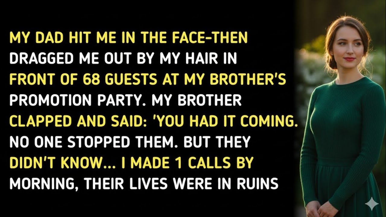 MY DAD HIT ME IN THE FACE-THEN DRAGGED ME OUT BY MY HAIR IN FRONT OF 68 GUESTS AT MY BROTHER'S