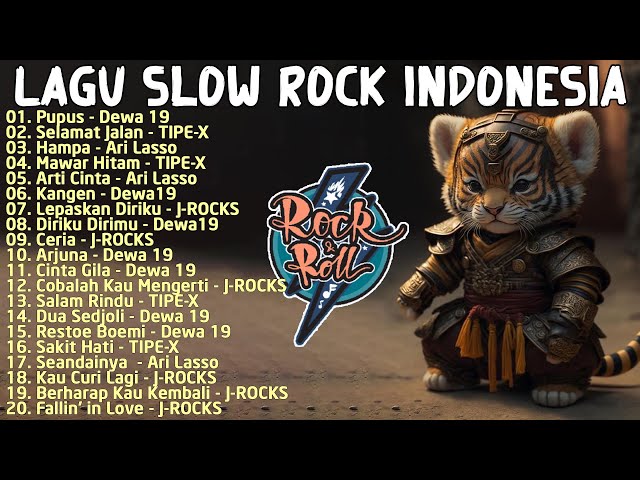 Lagu Slow Rock Indonesia Populer Era '90-an | Pupus - Dewa 19  | Selamat Jalan - Tipe-x class=