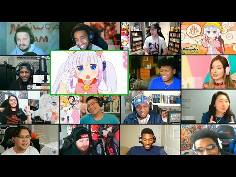Kobayashi-san Chi no Maid Dragon Opening 2 | Reaction Mashup (小林さんちのメイドラゴンOP2)