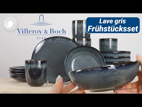 Villeroy & Boch Lave gris Frühstücksset | Hertie