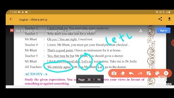 Saurabh Vidhyalaya Himmatnagar Std 8 English Unit 2 part 2 of 3