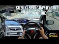 Suzuki WagonR Stingray kei car POV Drive