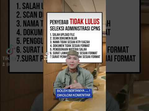 Penyebab tidak lulus