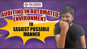 Auditing in Automated Environment in Easiest Manner | revisions | CA Inter Audit | Nov 23