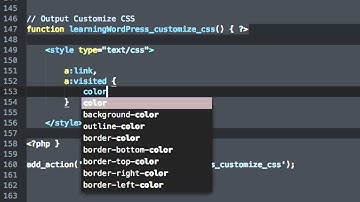 WordPress Customize (Color Picker) Tutorial