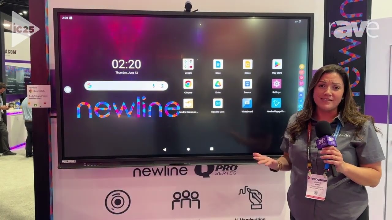 InfoComm 2025: Newline Interactive Presents Q Pro 75" Android 13 Interactive Display