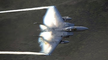 Mach Loop - Fluffy F-15E Strike Eagles!