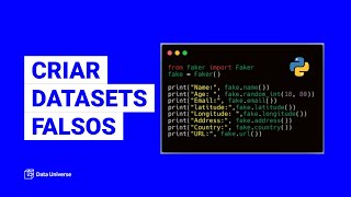 Crie Dados Simulados (Falsos) usando Python Faker + Ferramenta Online