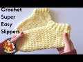 How To Crochet Super Easy Slippers