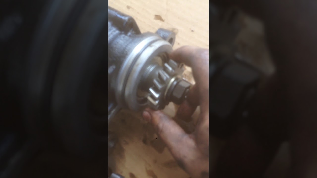 วิธีการสังเกต เฟื่องปั่นปั้มพวงมาลัยเพาเวอร์ ของอิซูซุเดก้า270-320ยูโร2